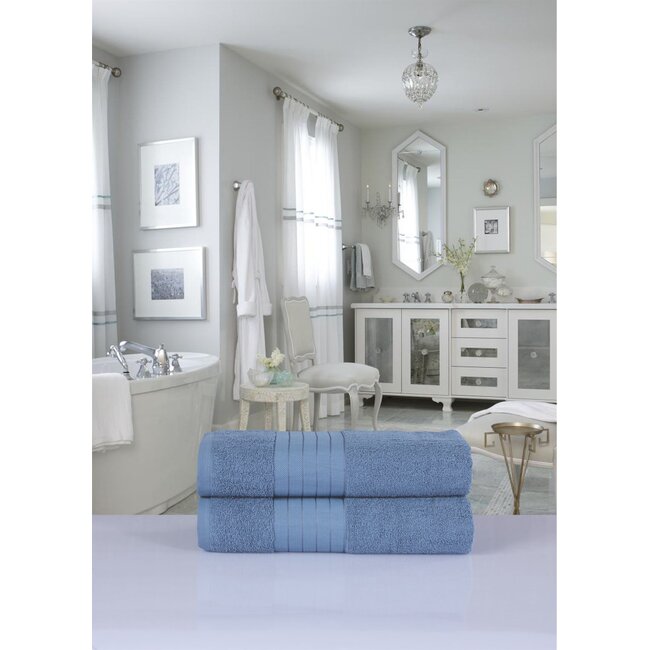 Handdoekken - katoen 500 gr/m² - ice blauw