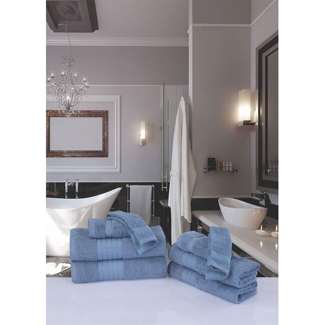 Handdoekken - katoen 500 gr/m² - ice blauw