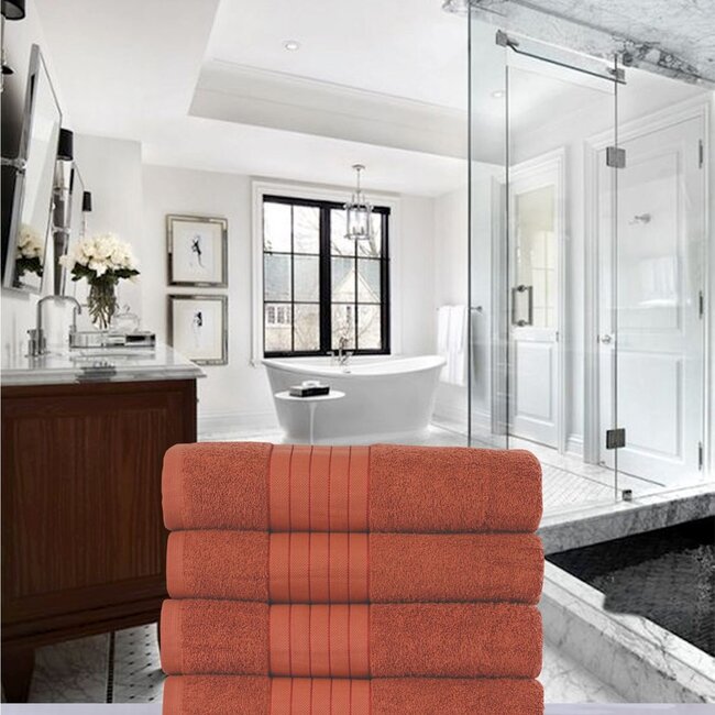 Handdoekken - katoen 500 gr/m² - terra