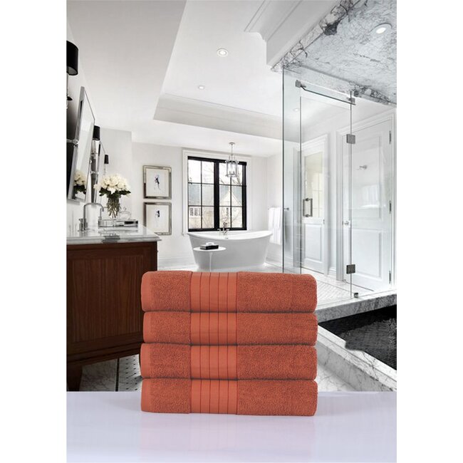 Handdoekken - katoen 500 gr/m² - terra