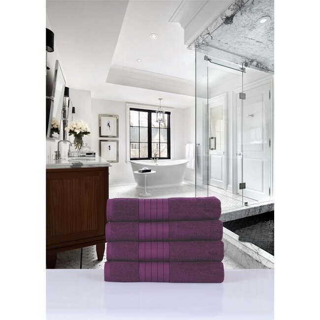 Handdoekken - katoen 500 gr/m² - bordeaux