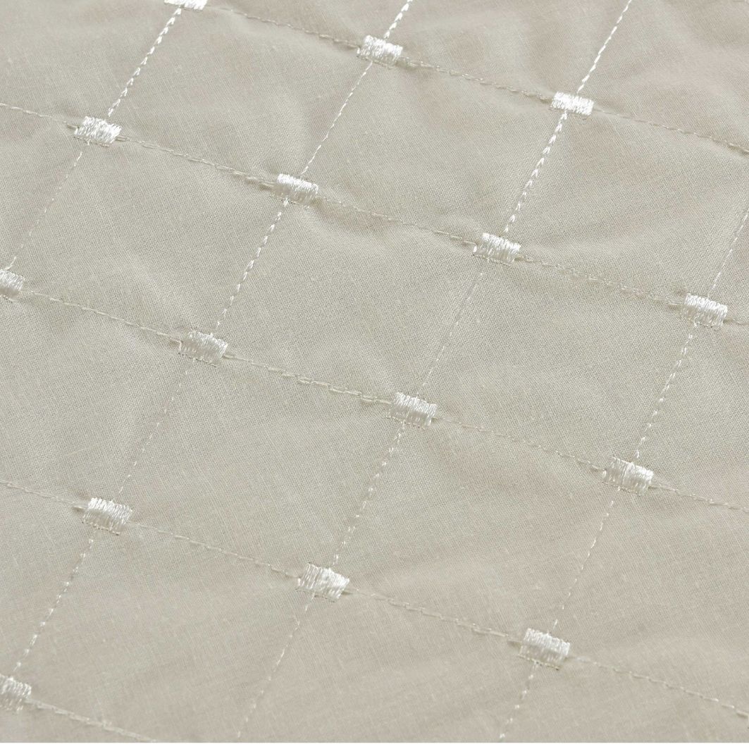 Broderie sprei Richmond - crème - 254x254 cm