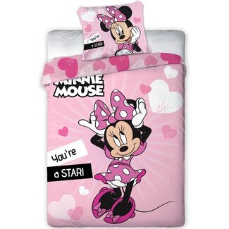 Disney & Licentie Minnie Mouse dekbedovertrek Star - microvezel - eenpersoons