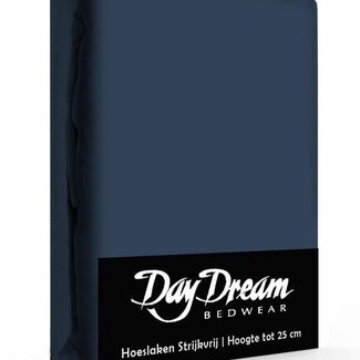 Day Dream  Hoeslaken - katoen - navy blauw