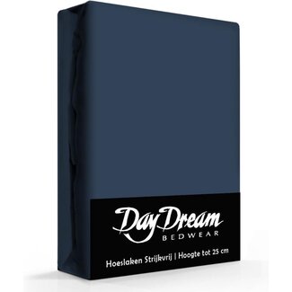 Day Dream  Hoeslaken - katoen - navy blauw