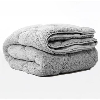 Sleeptime All in one lazy dekbed teddy -  Dekbed en overtrek in 1 - Grijs