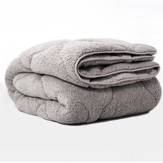 Sleeptime All in one lazy dekbed teddy -  Dekbed en overtrek in 1 - Taupe