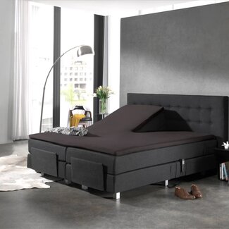 Dreamhouse Split topper hoeslaken katoen - Antraciet