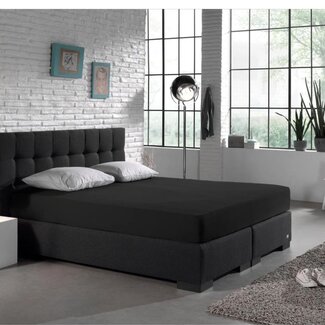 Dreamhouse Hoeslaken - dubbel jersey - zwart