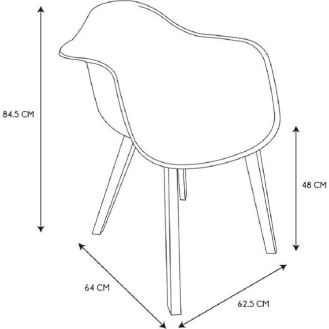 Patchwork stoel met armleuningen - grijs - taupe