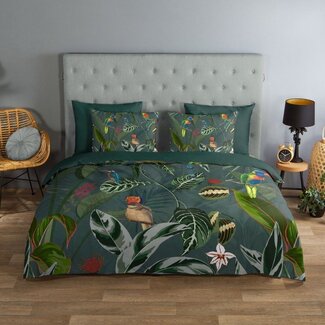 Good Morning Katoen dekbedovertrek Botanical birds