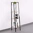 Wandrek met 4 lagen - Boekenkast - Houten planken met zwart metaal frame