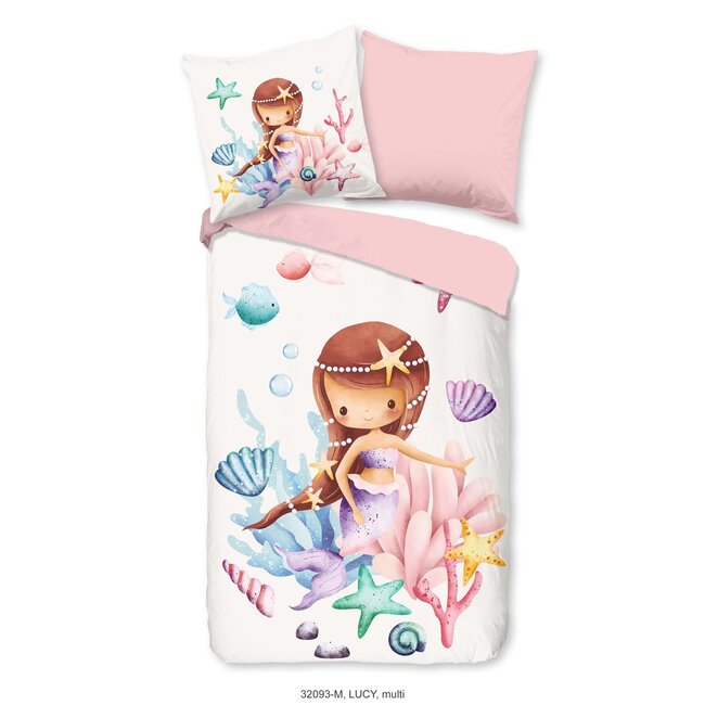 Microvezel kinderdekbedovertrek Lucy - 140x220 + 60x70 cm