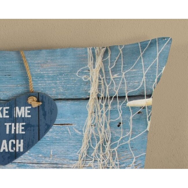 Microvezel dekbedovertrek Beach