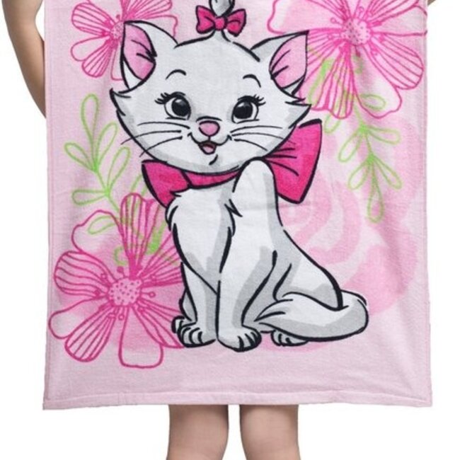 Aristocats poncho Marie Cat - badcape - katoen - 50x115 cm