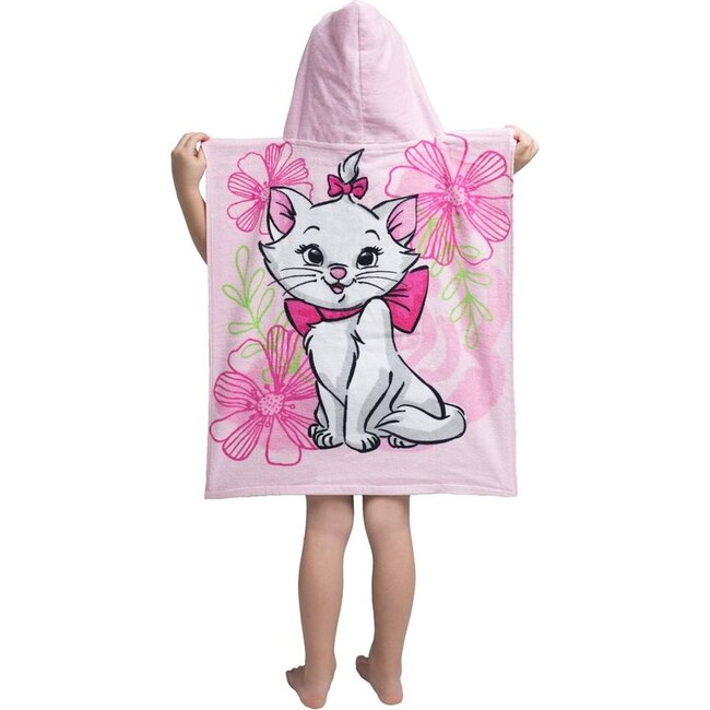 Aristocats poncho Marie Cat - badcape - katoen - 50x115 cm
