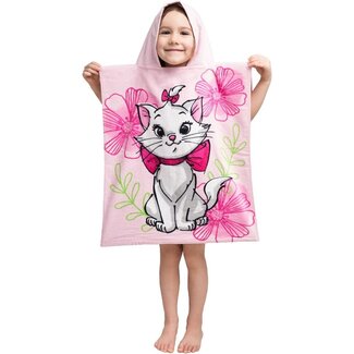 Disney & Licentie Aristocats poncho Marie Cat - badcape - katoen - 50x115 cm