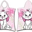 Aristocats poncho Marie Cat - badcape - katoen - 50x115 cm