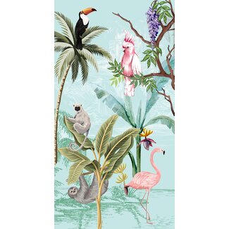 Good Morning Strandlaken Paradise jungle - 75x150 cm