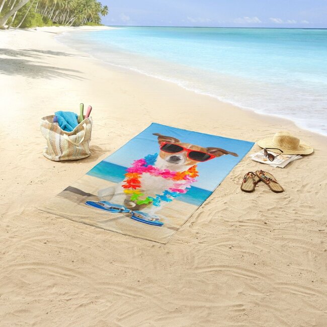 Strandlaken Jack Russel - 75x150 cm