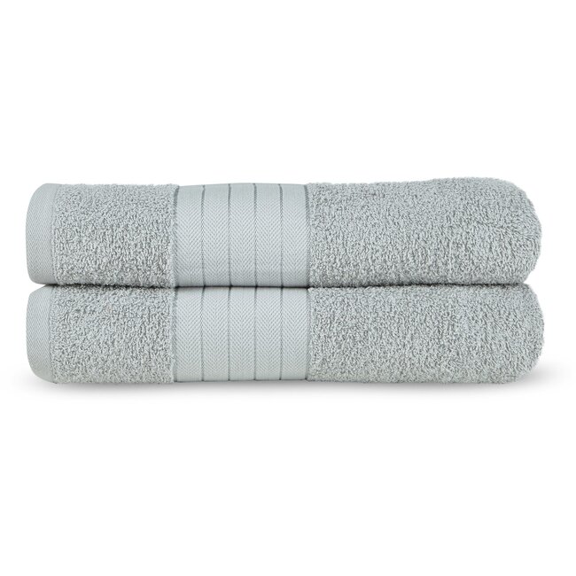 Handdoekken - katoen 500 gr/m² - zilver