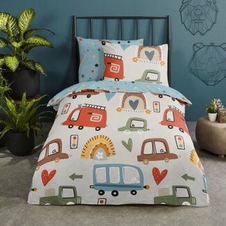 Good Morning Katoen dekbedovertrek Move - eenpersoons