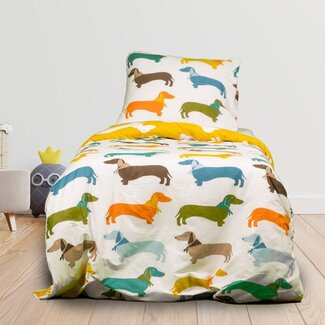 .Decoware® Dekbedovertrek Teckel - Katoen