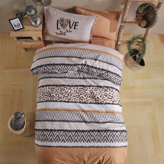 .Decoware® Katoen dekbedovertrek Afro - eenpersoons