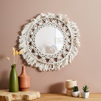 Home deco Spiegel - Boho - diam 55 cm