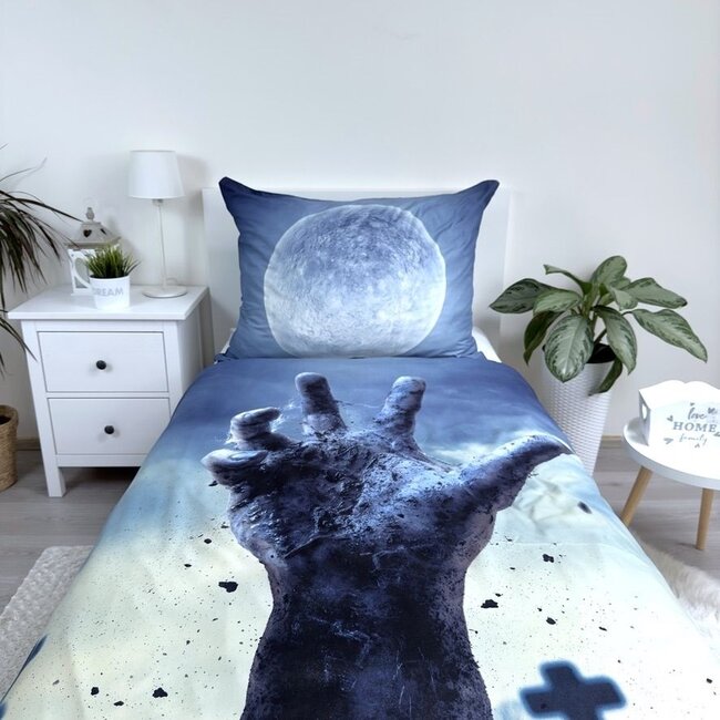 Dekbedovertrek Zombie - Microvezel - 140x200 cm + 70x90 cm