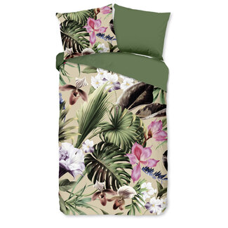 Good Morning Katoen dekbedovertrek Irze planten