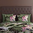 Katoen dekbedovertrek Irze planten