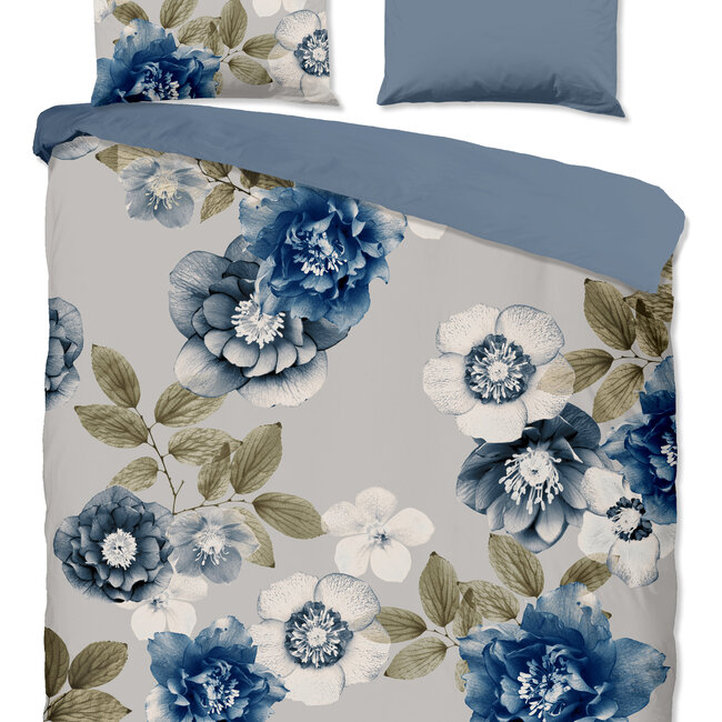 Flanel dekbedovertrek Gabin bloemen