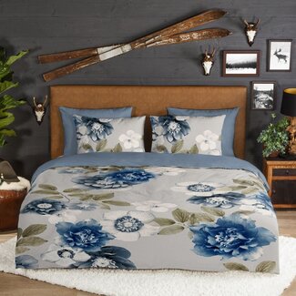 Good Morning Flanel dekbedovertrek Gabin bloemen