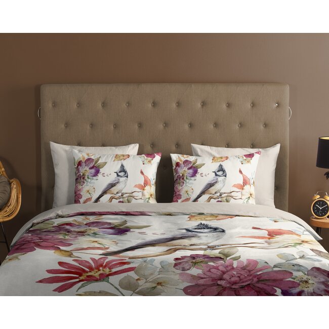 Katoen dekbedovertrek Inga