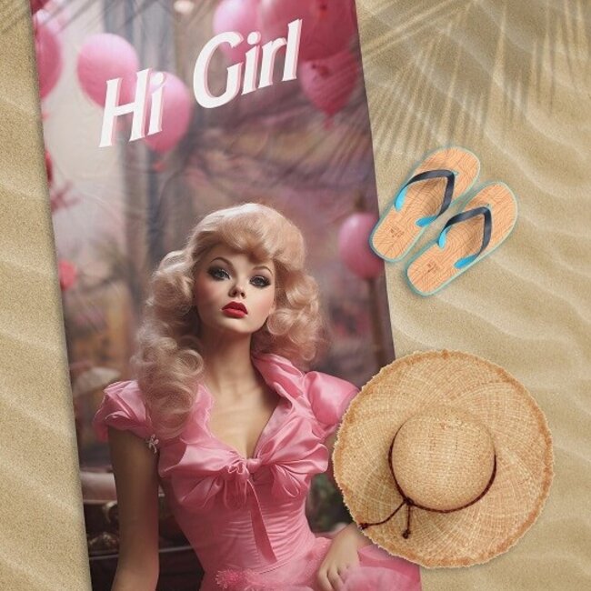 Strandlaken Hi Girl - 70x140 cm