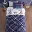 Katoen dekbedovertrek Maritime - blauw - katoen - 140x220 + 60x70 cm