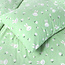 Katoen kinderdekbedovertrek Bunny konijn groen - 140x200 + 60x70 cm