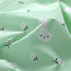 Katoen kinderdekbedovertrek Bunny konijn groen - 140x200 + 60x70 cm