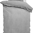 Velvet dekbedovertrek - Uni grijs