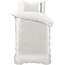 Velvet dekbedovertrek Sultan - embossed - wit - 140x220 + 60x70 cm