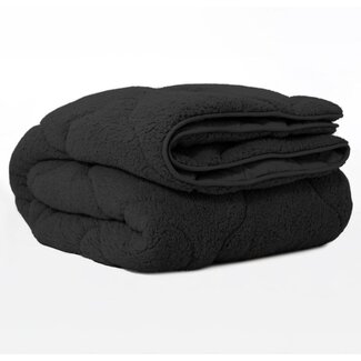 Sleeptime All in one lazy dekbed teddy -  Dekbed en overtrek in 1 - Antraciet