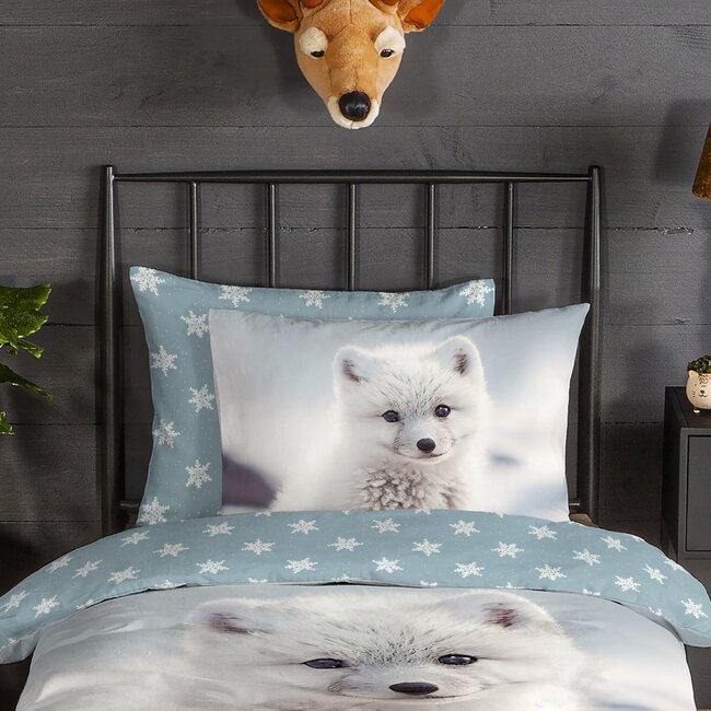 Flanel kinderdekbedovertrek Toss - 140x220 + 60x70 cm