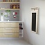 B-keus Opklapbare wandtafel met krijtbord - wit