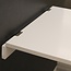B-keus Opklapbare wandtafel met krijtbord - wit