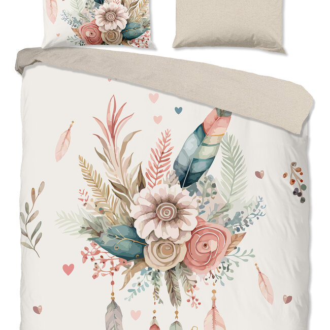 Katoen dekbedovertrek Videl