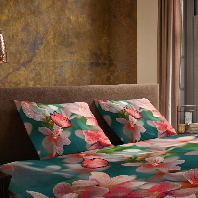 Microvezel dekbedovertrek Yeya magnolia