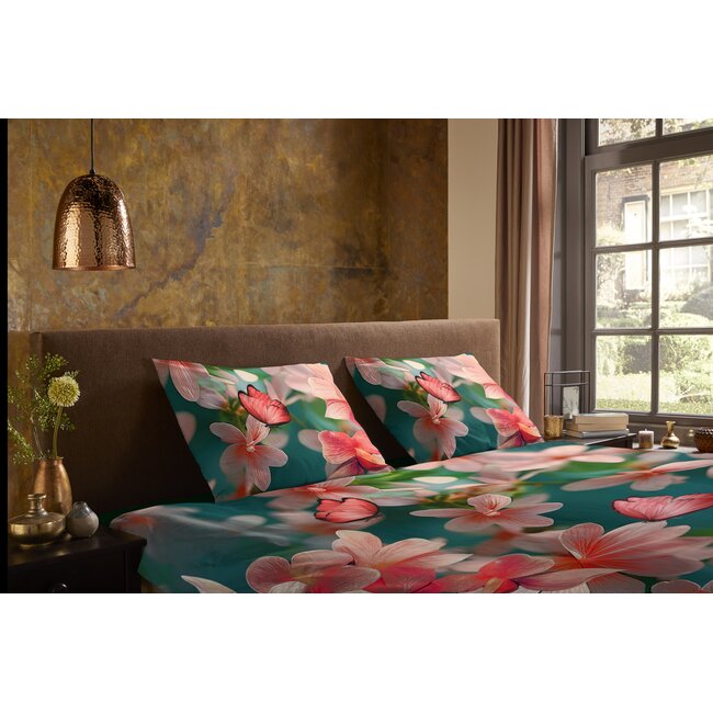 Microvezel dekbedovertrek Yeya magnolia