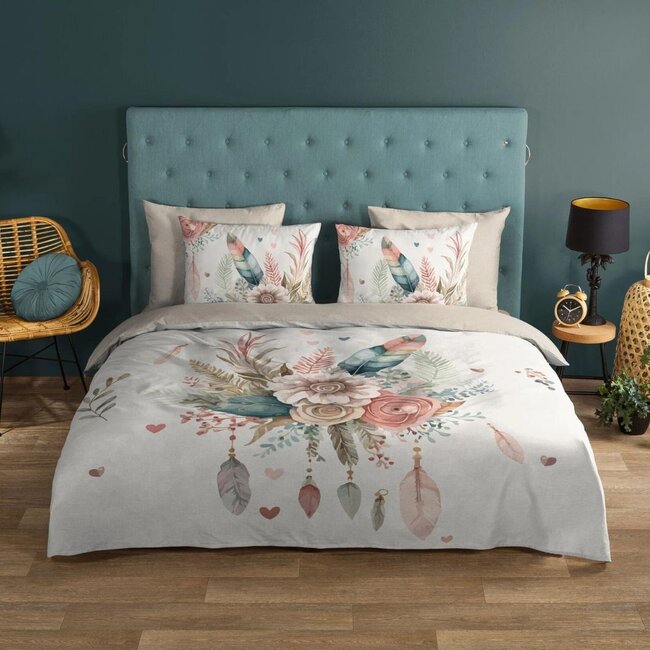 Katoen dekbedovertrek Videl