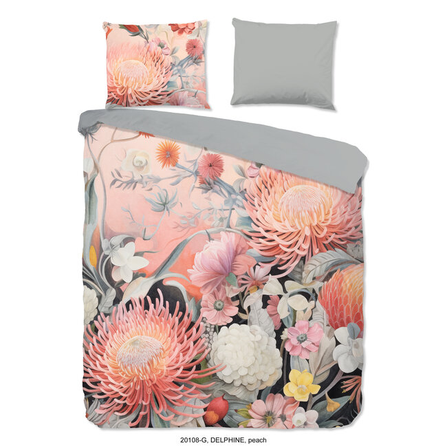 Katoen dekbedovertrek Delphine